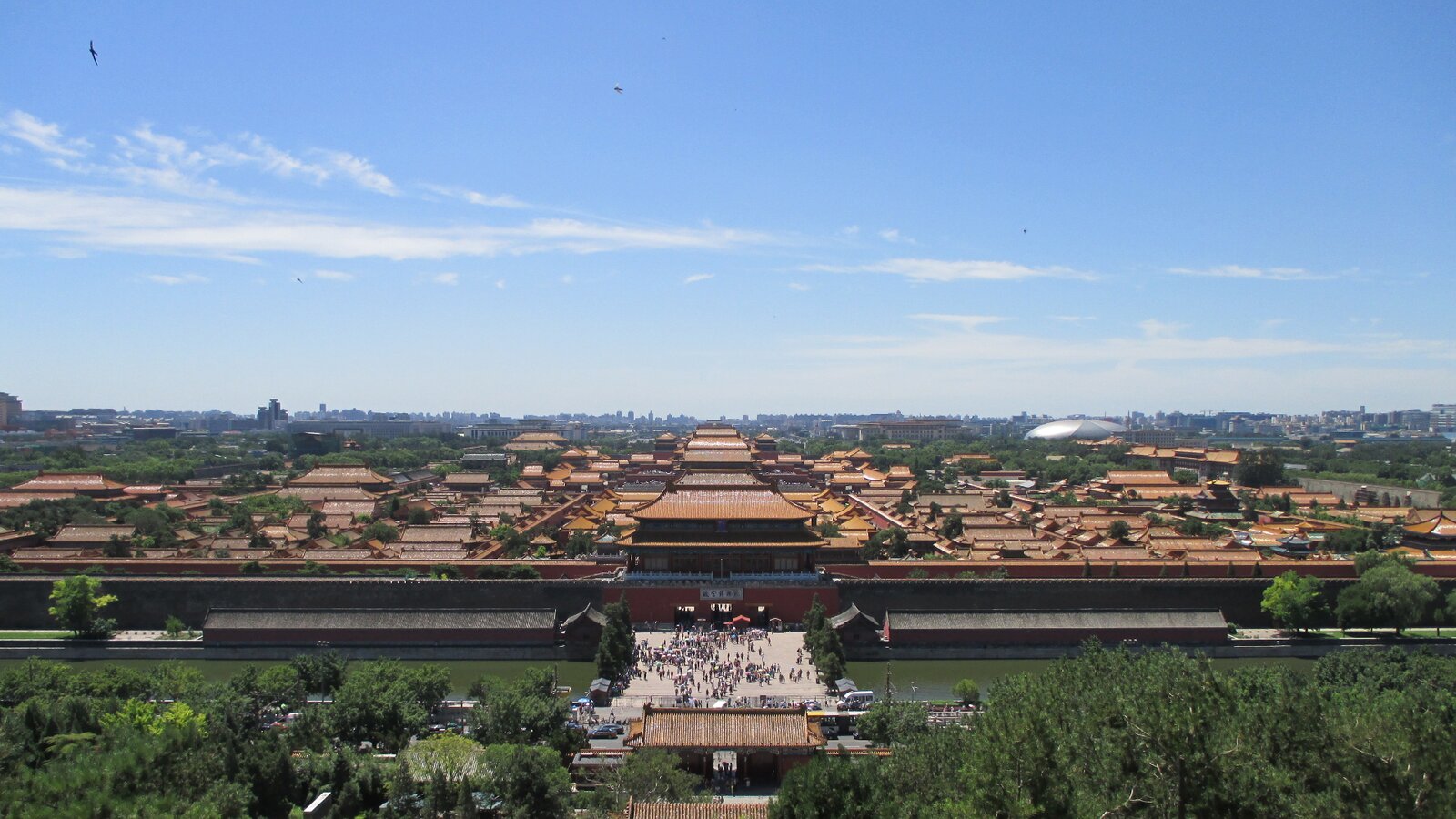 Beijing Forbidden City Hall of Supreme Harmony along the historic central axis